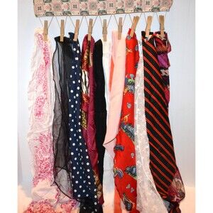 Bombshell to Boho Vintage Scarf Collection......Ten